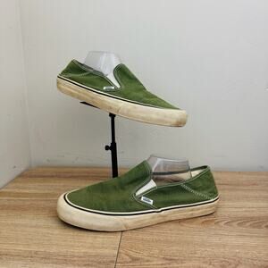 Vans Ultracush Green Slip On Shoes Men’s Size 12